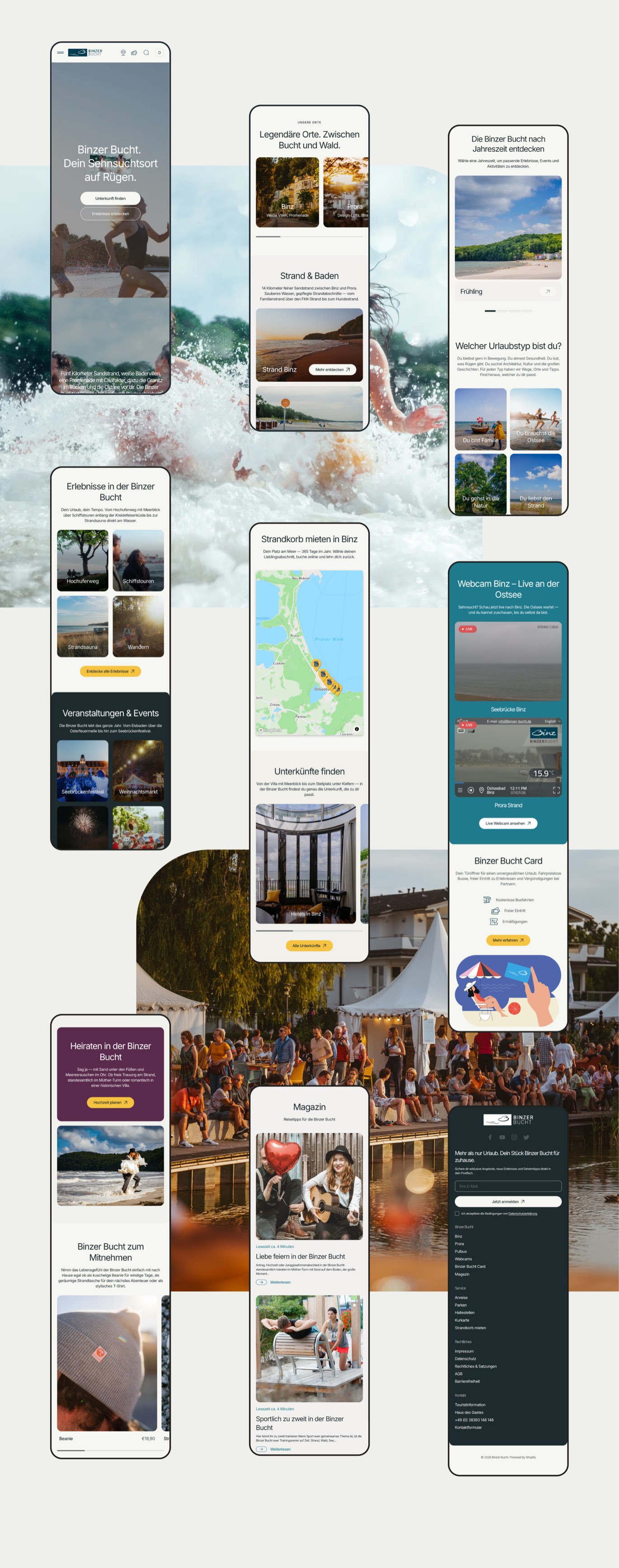 Binzer Bucht Shop – mobile Ansichten in English
