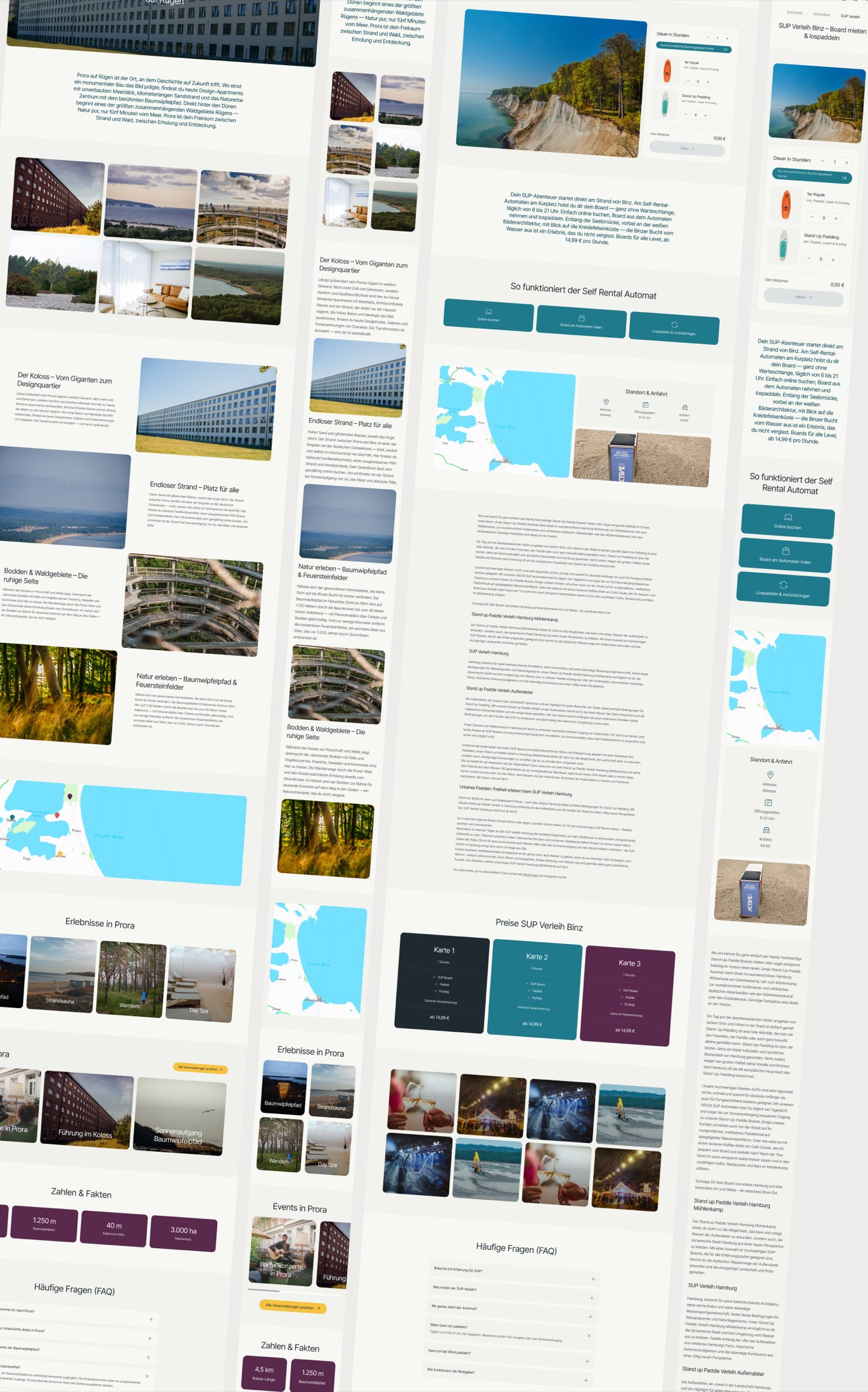 Binzer Bucht Templates für Orte, Erlebnisse und Magazin in English